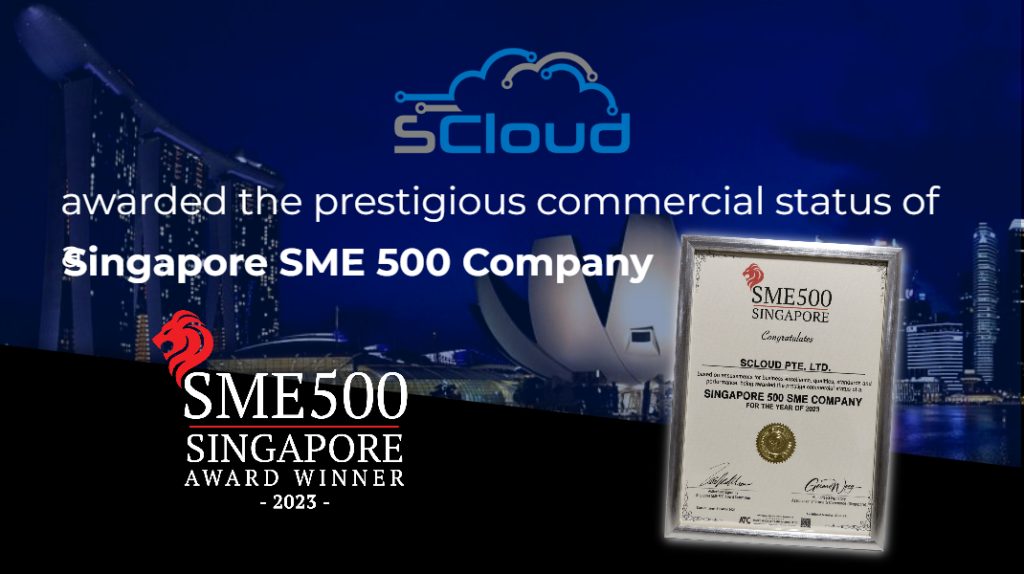 RECOGNISED FOR OUR BUSINESS EXCELLENCE WITH THE SINGAPORE SME 500 AWARD
